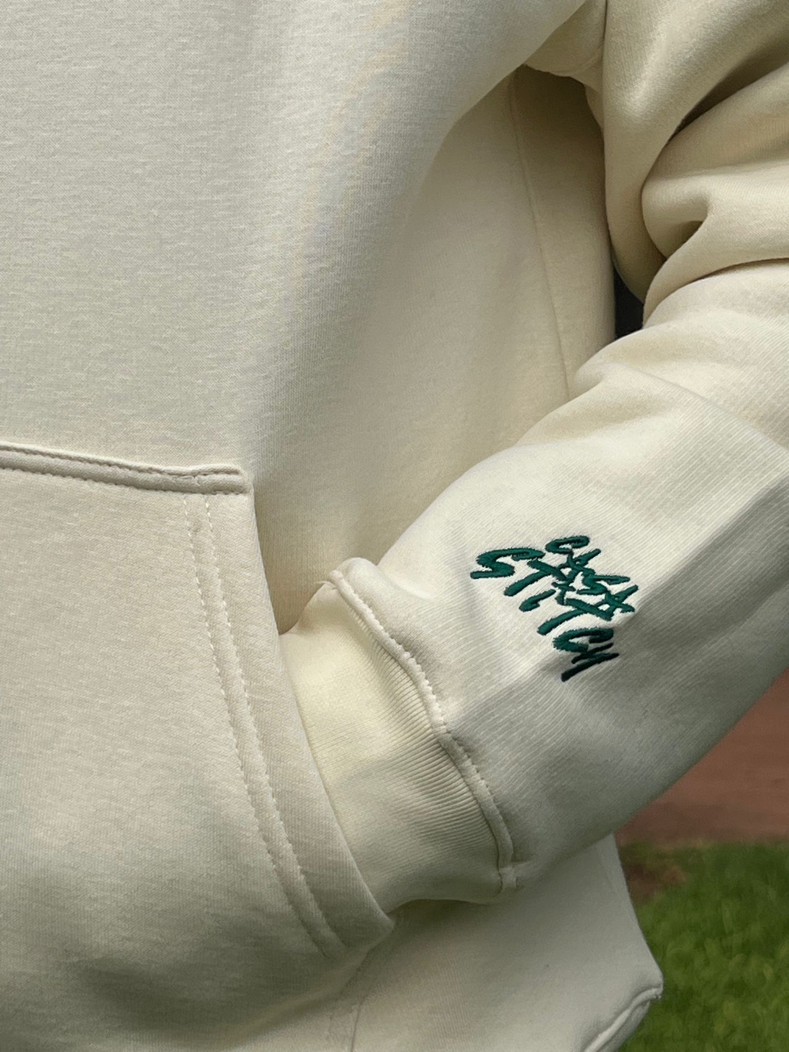 Casastitch Off-White Hoodie - Image 3