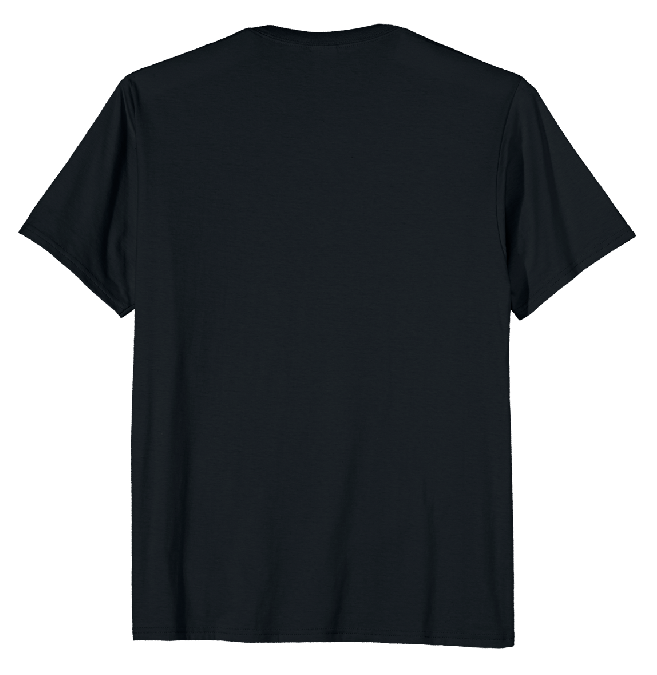 T-shirt - black - Back